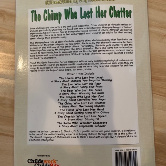 The chimp who lost her chatter- a story about overcoming shyness!Children’s book - Picture 9 of 9